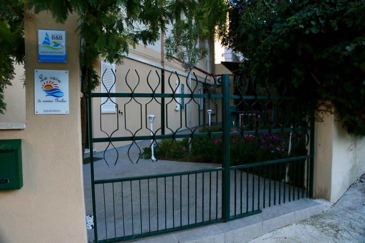 La Casa Di Nonno Giulio Bed & Breakfast Porto SantʼElpidio Dış mekan fotoğraf